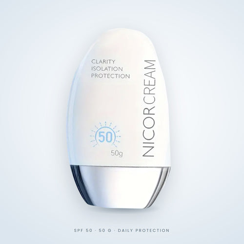 Nicor SPF 50 sun cream for IPL aftercare